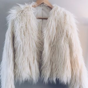 Fur fashion coat